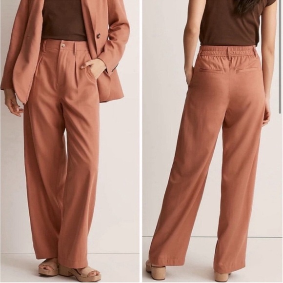 Madewell The Neale Straight Leg Pant in Drapeweave - Picture 1 of 10